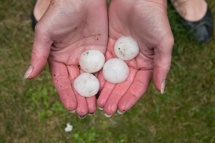 Hail damage